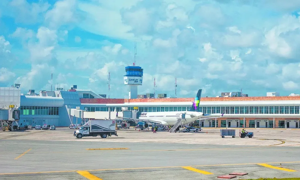 Aeropuerto de Cancún registra fuerte caída en vuelos y pasajeros; reporta solo 286 operaciones en un día
