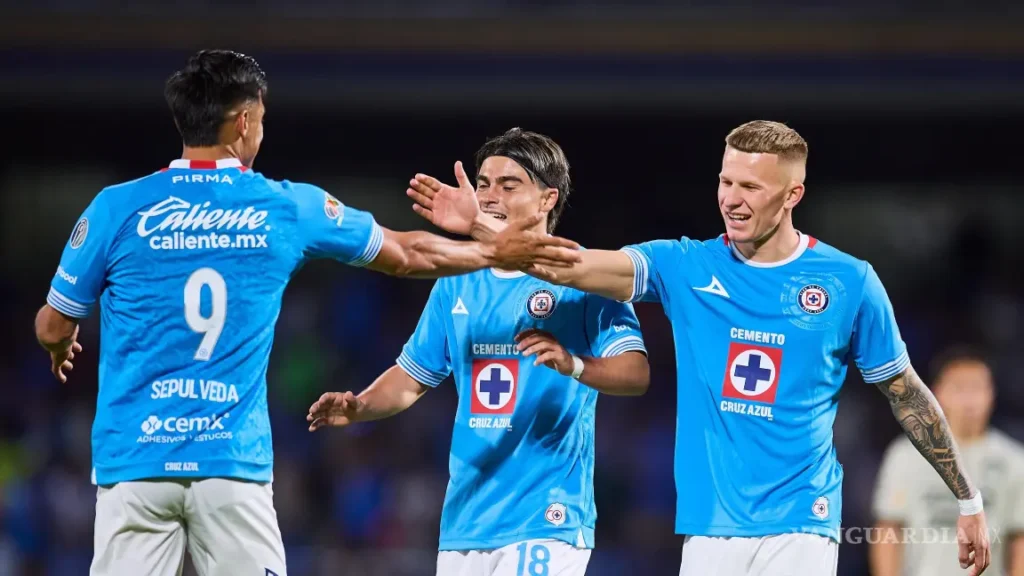Cruz Azul golea a Atlético San Luis y escala posiciones en la Liga MX