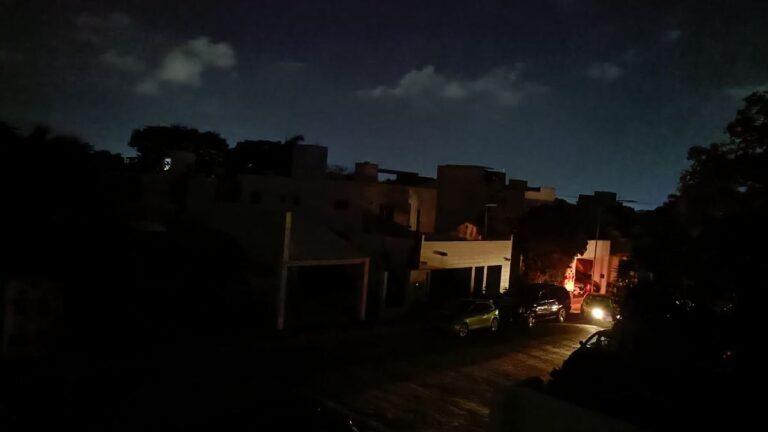 Apagón masivo en el sur de México