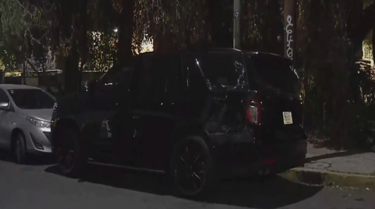 Encuentran camioneta blindada con placas de Chiapas tras fuga en Paseo de la Reforma