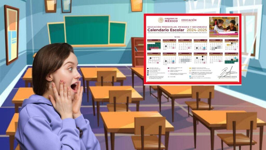 Días sin clases en marzo 2025