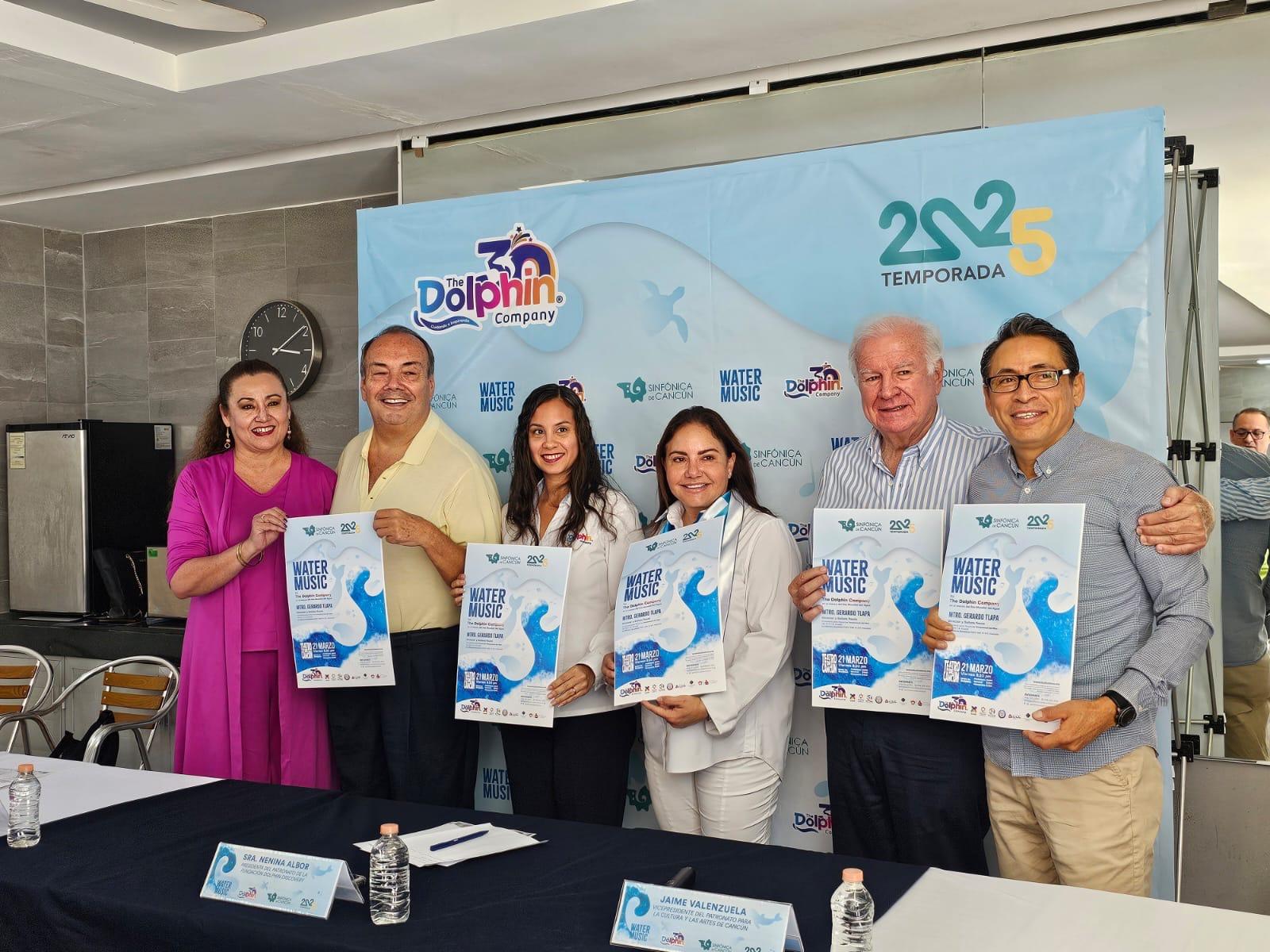 The Dolphin Company y la Orquesta Sinfónica de Cancún presentan “Water Music”