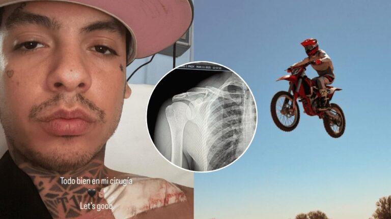 Natanael Cano sufre fractura de clavícula