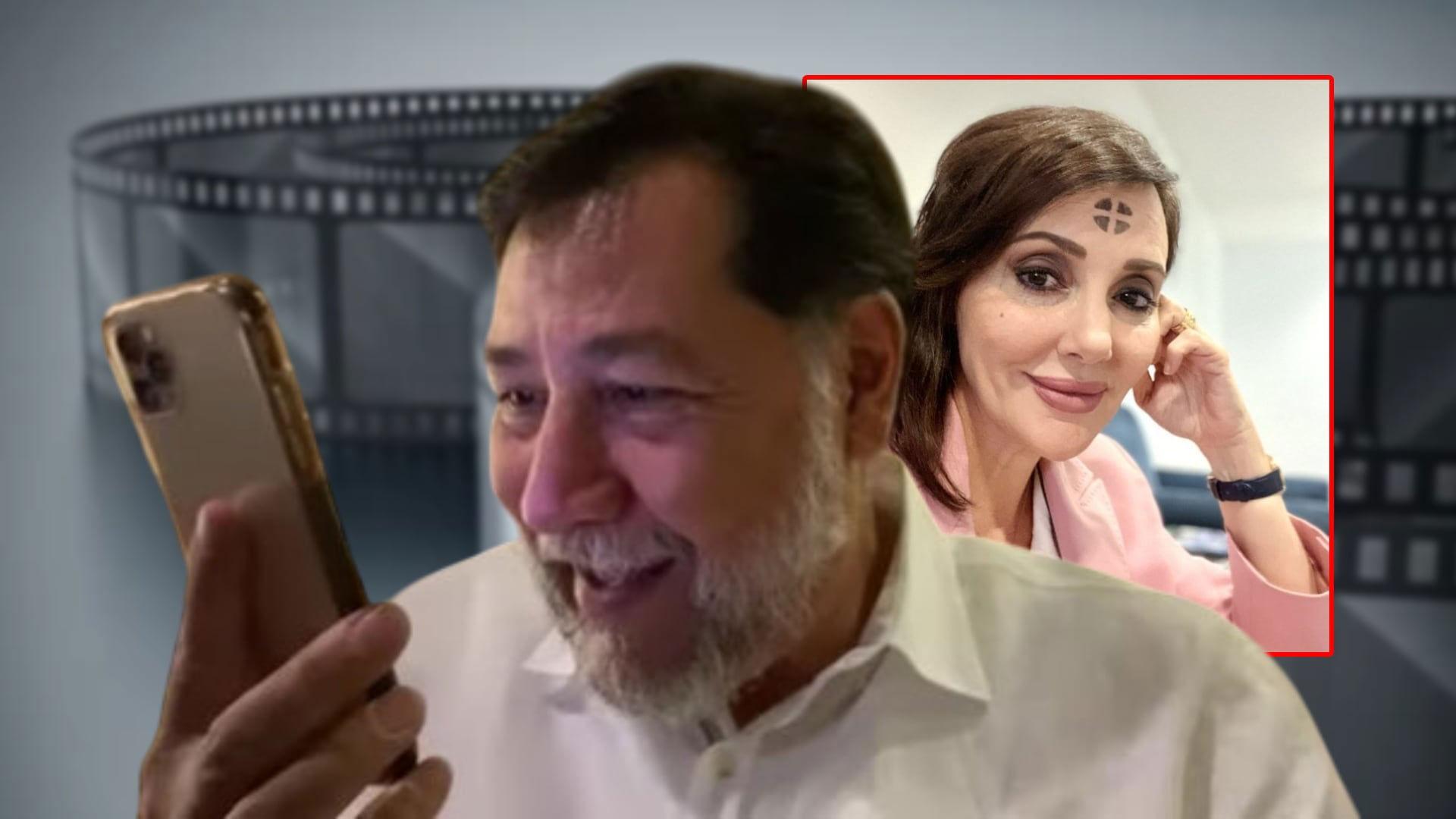 El descuido de Noroña revela foto de Lilly Téllez en su galería