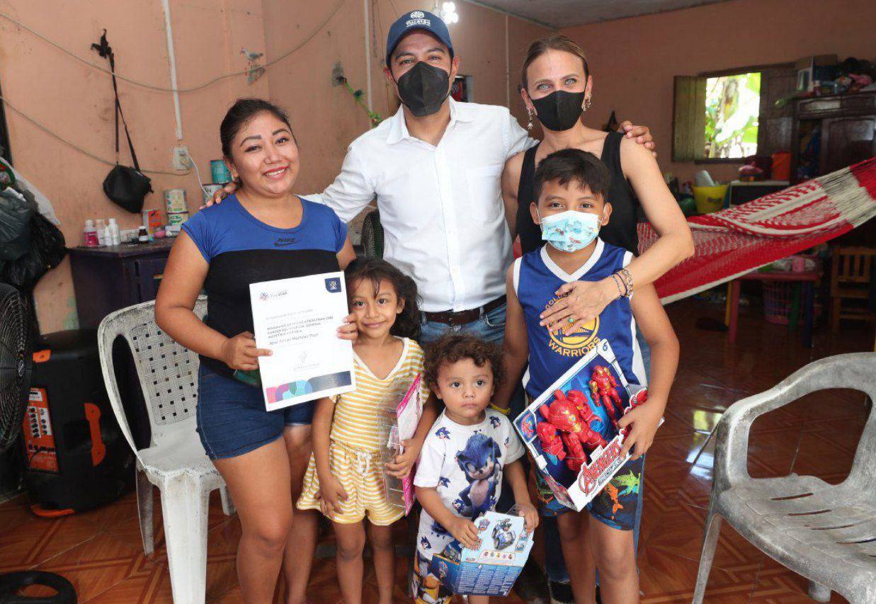 Niño con tumor cerebral recibe apoyo y cambia su vida en Yucatán