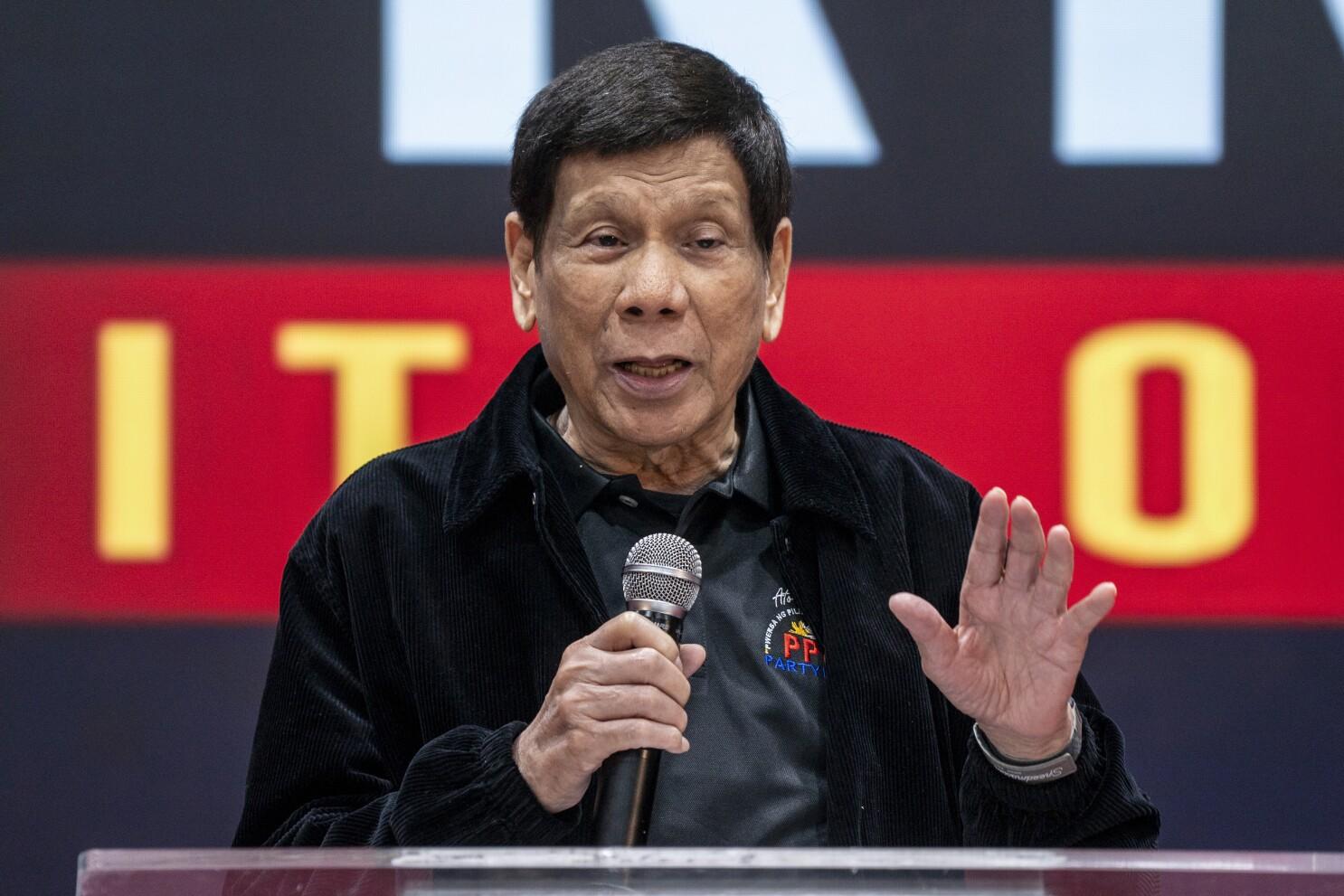 Rodrigo Duterte comparece ante la CPI acusado de crímenes contra la humanidad