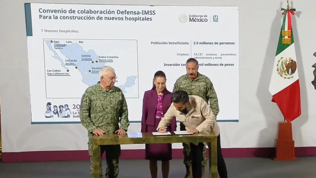 IMSS y Sedena: construcción de hospitales transformará la salud pública en México