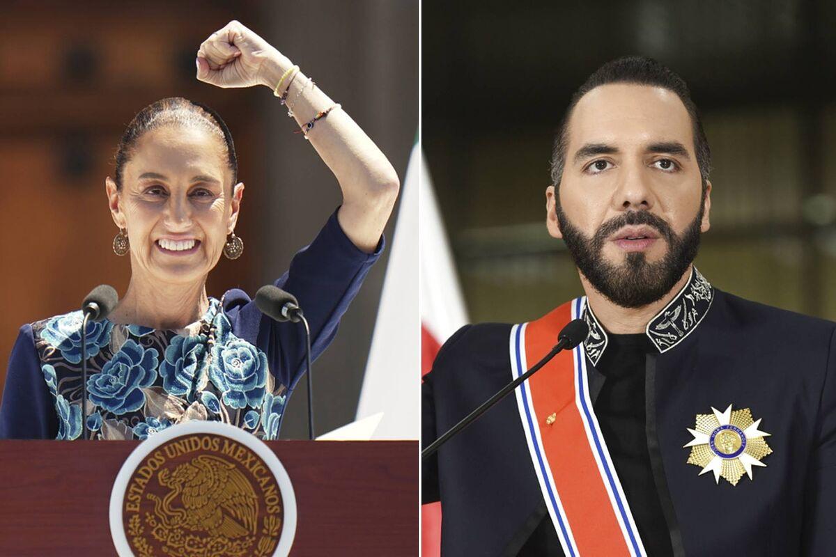 Sheinbaum, la presidenta más popular del mundo según IA: Bukele reacciona incómodo