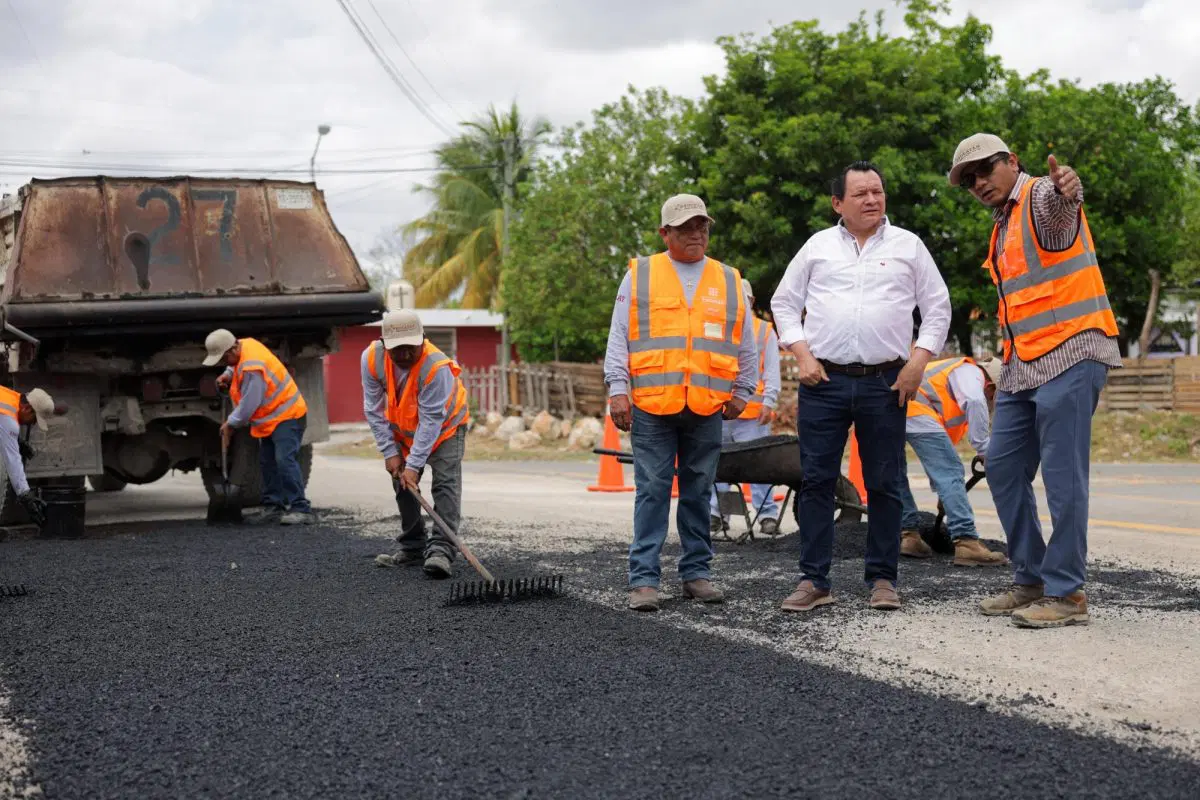 Plan Bienestar transforma Salvador Alvarado Sur con calles sin baches