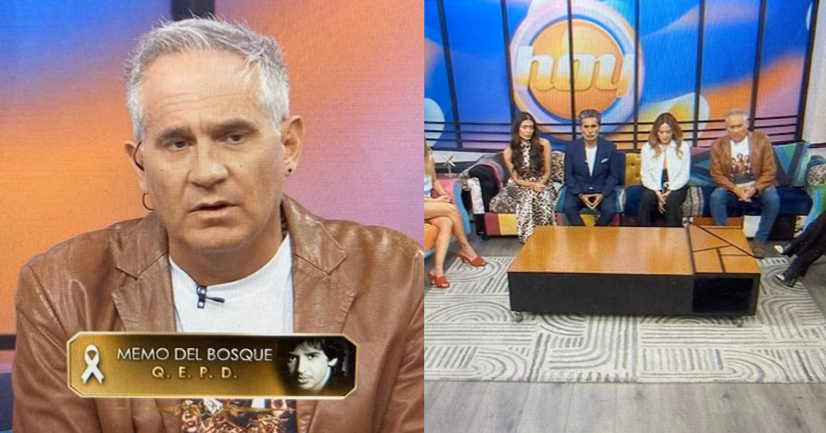 Muerte de Memo del Bosque: Arath de la Torre se quiebra en Hoy