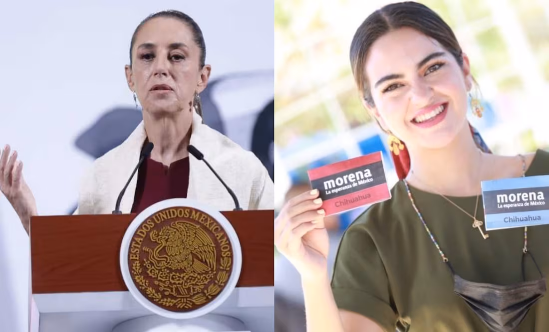 Andrea Chávez responde con molestia a Sheinbaum por reglas en Morena