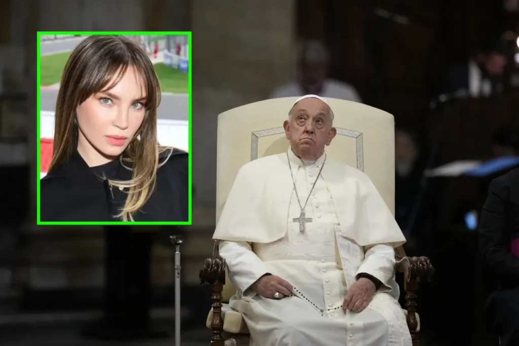 Belinda quiso cantarle al Papa Francisco una canción sobre el medio ambiente