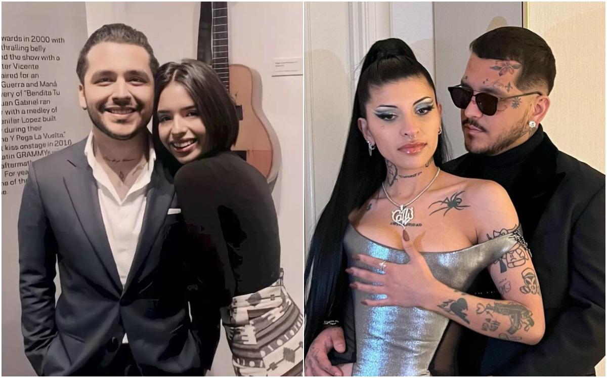 Christian Nodal y Ángela Aguilar enfrentan rumores de Cazzu en silencio