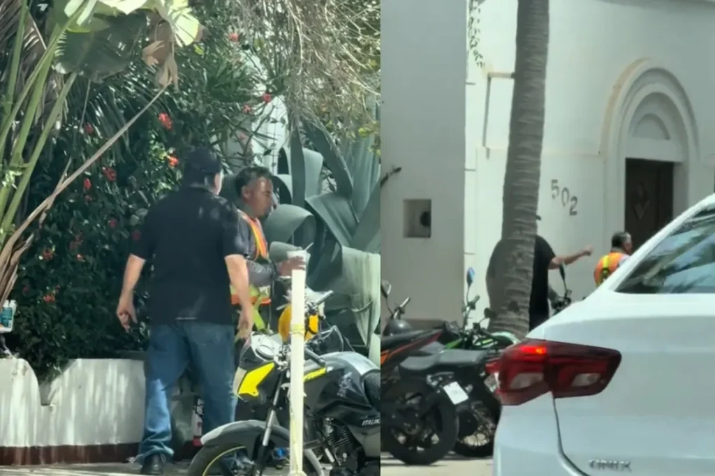 Norteamericano expulsa a trabajador y Mazatlán responde con huevos y carnita asada