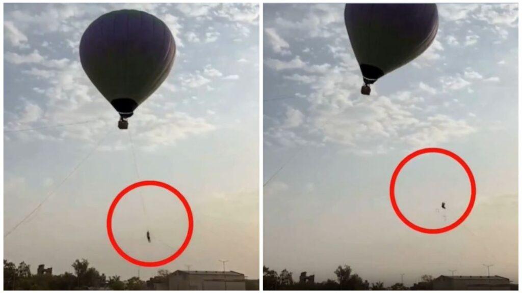 Globo aerostático mata a hombre en pleno vuelo: tragedia en India