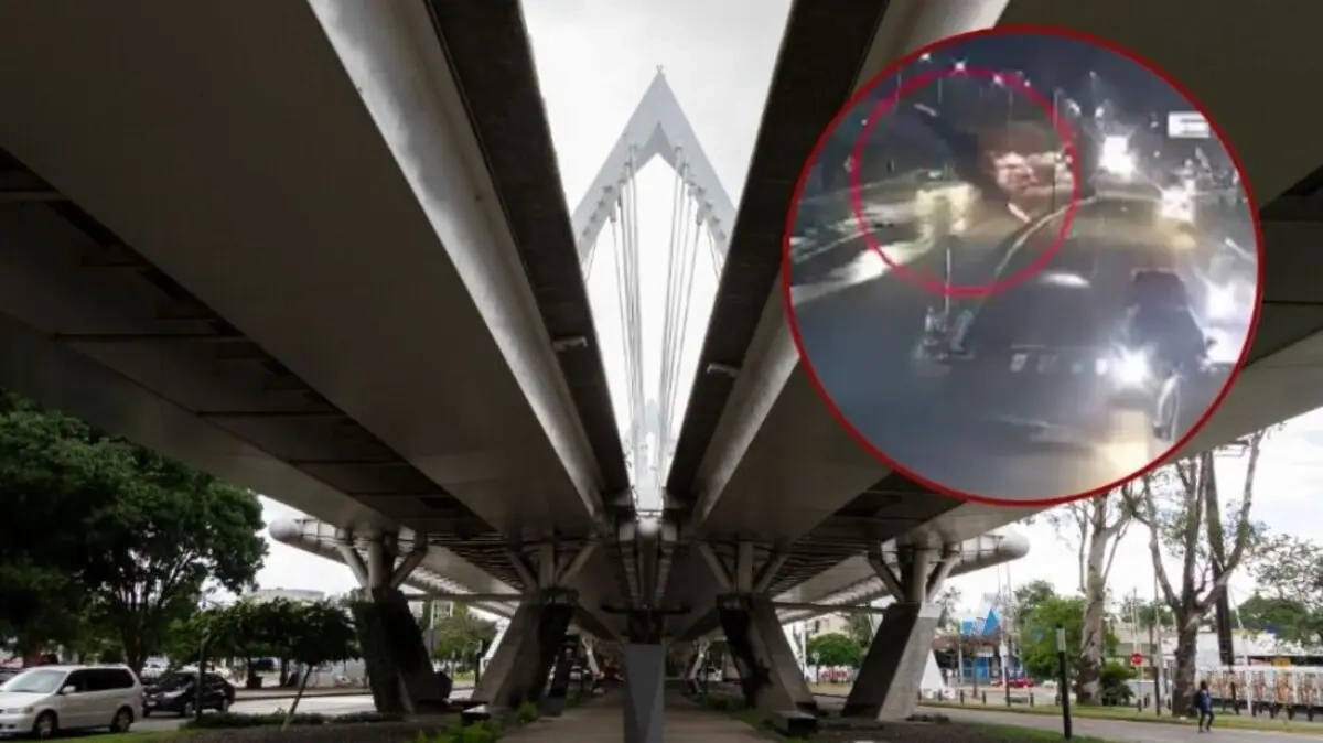 Google Maps lo llevó al vacío: Conductor cae 12 metros por puente inconcluso