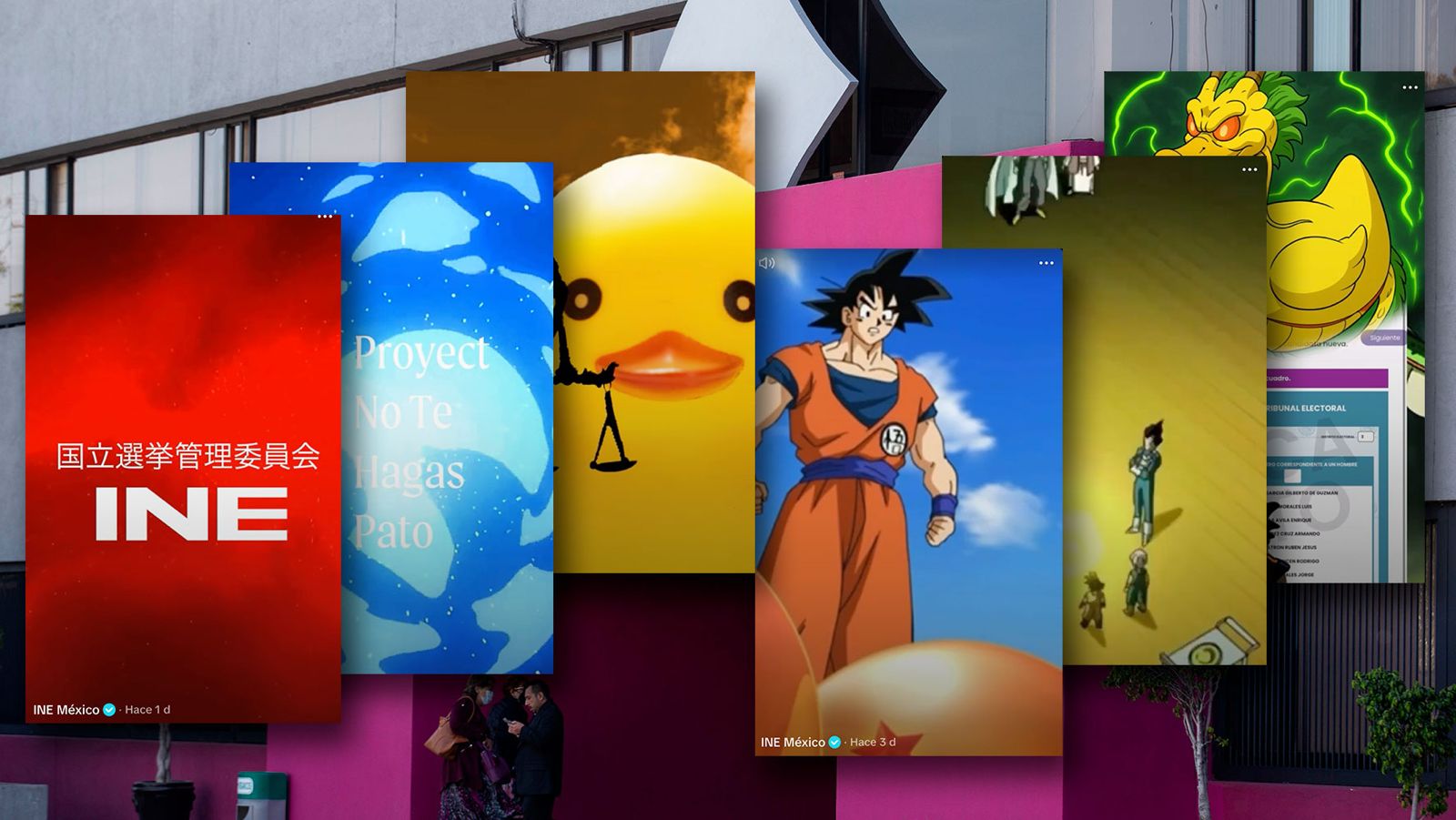 Campaña del INE 2025: Evangelion y Dragon Ball para llamar al voto joven