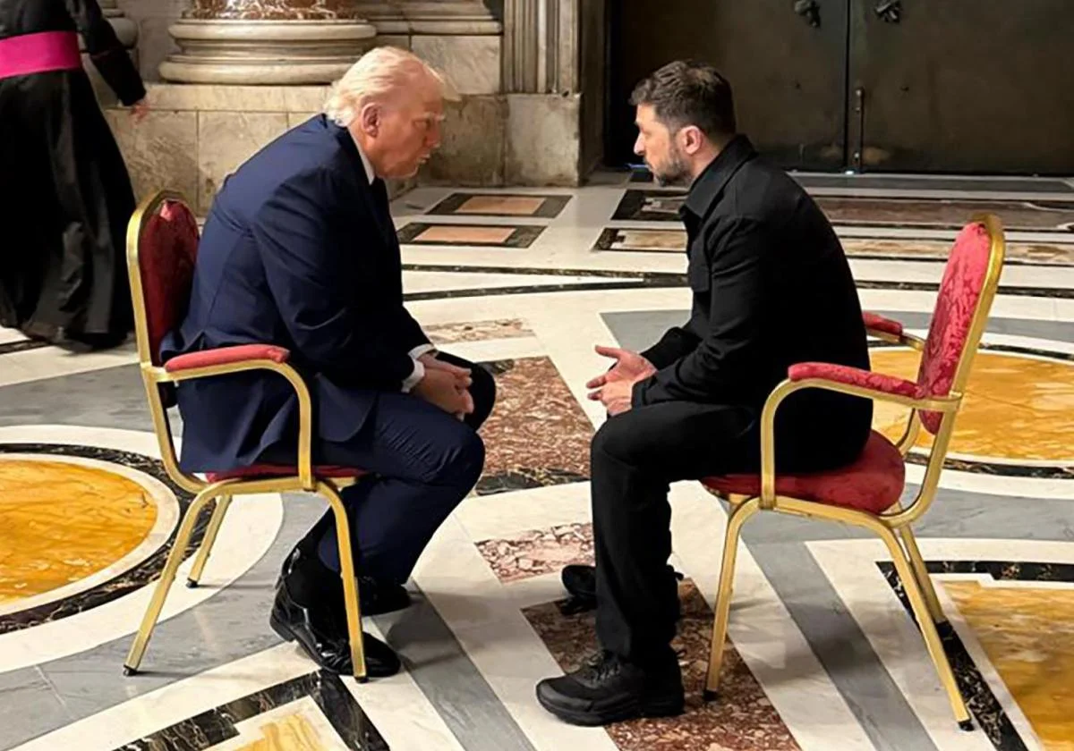 Encuentro Trump-Zelensky: El inesperado giro en el funeral del papa Francisco