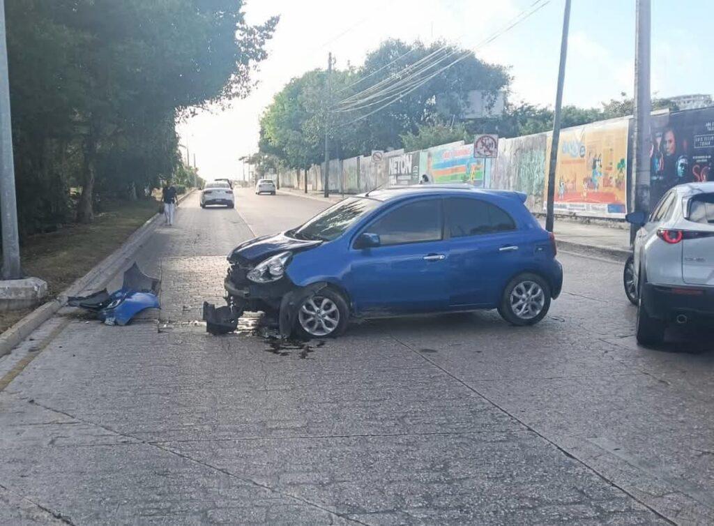 Accidente en la Supermanzana 20 de Cancún expone fallas viales graves