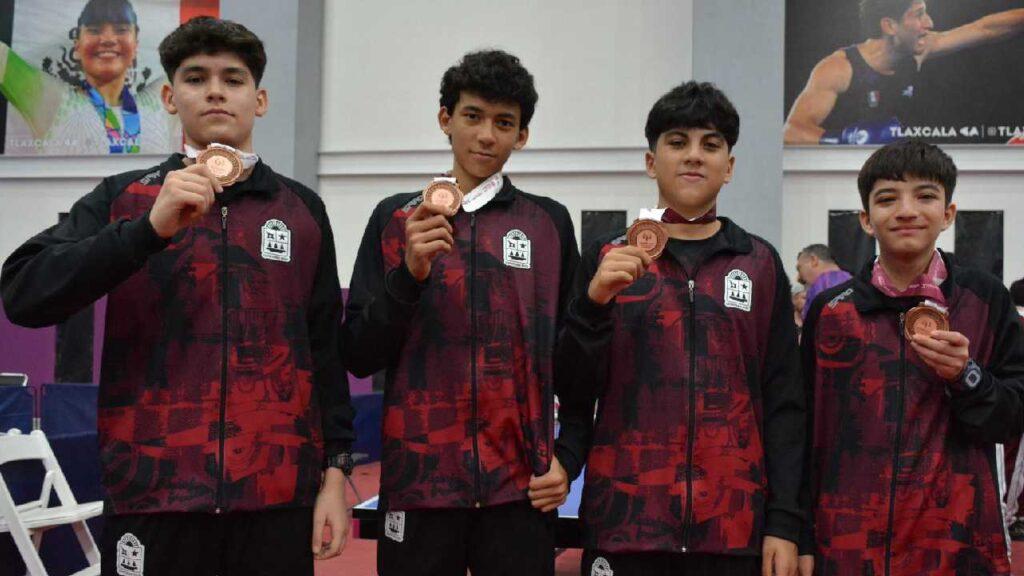 Tenis de mesa: Quintana Roo brilla con 3 bronces en la CONADE 2025