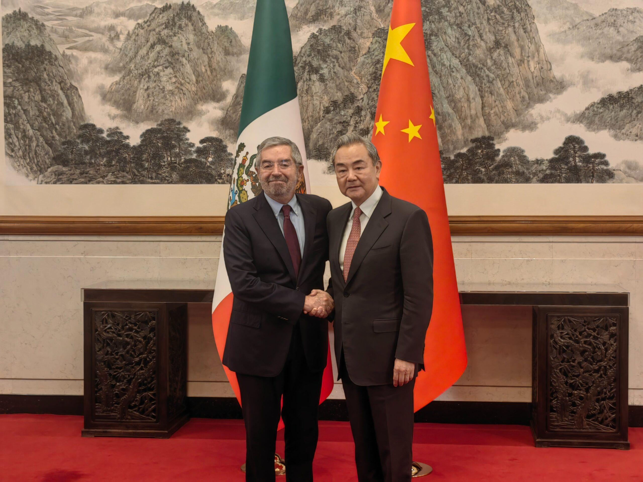 México-China refuerzan cooperación: De la Fuente se alinea con Wang Yi