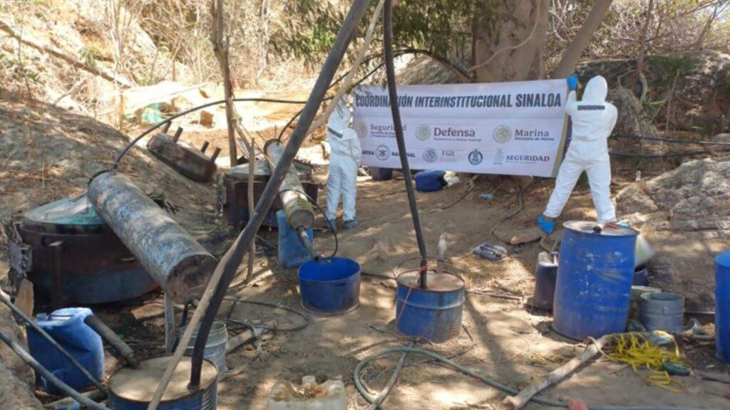 Desmantelan narcolaboratorios en Cosalá