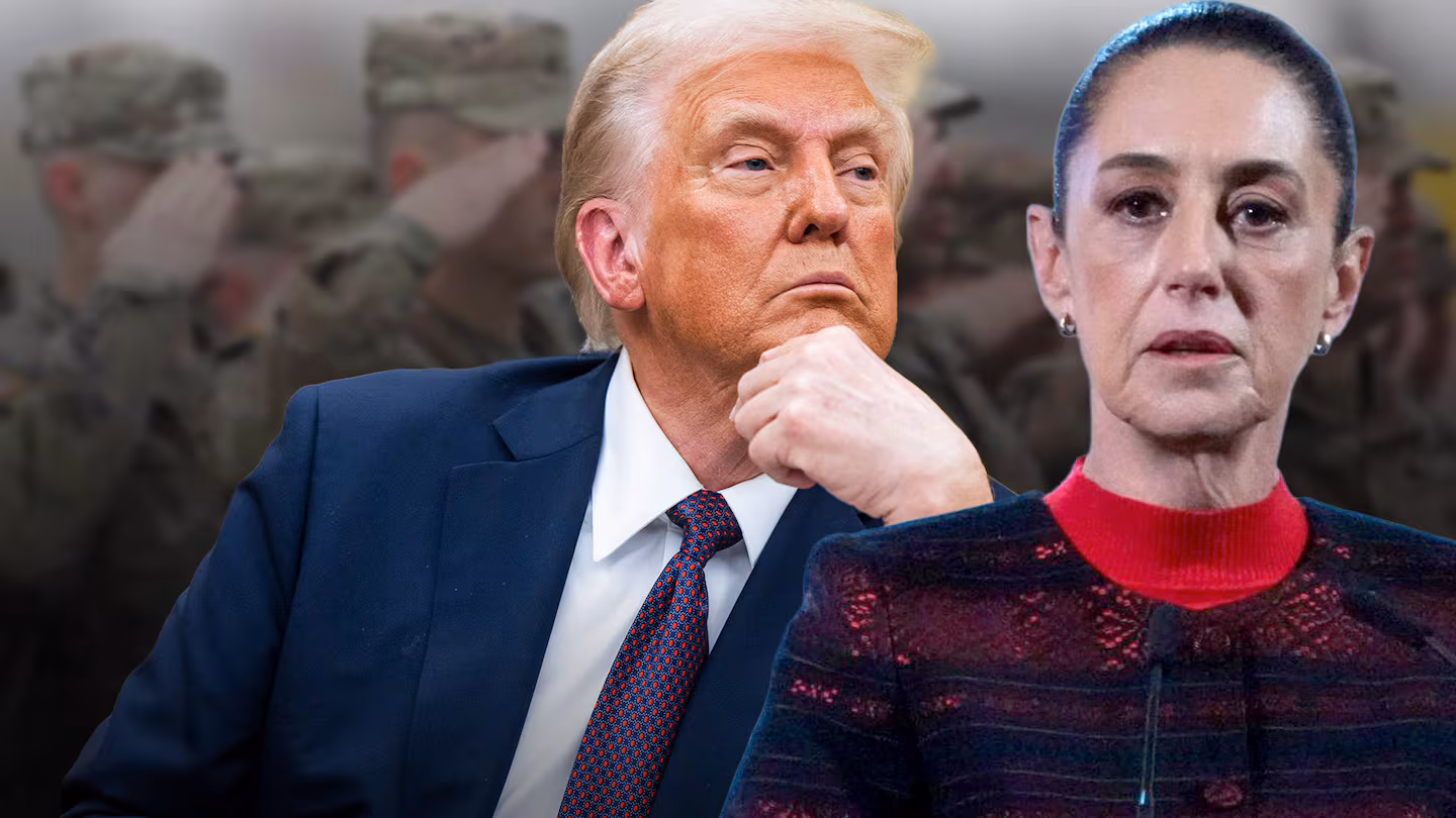 Donald Trump ofreció tropas a Sheinbaum: La presidenta de México dijo no