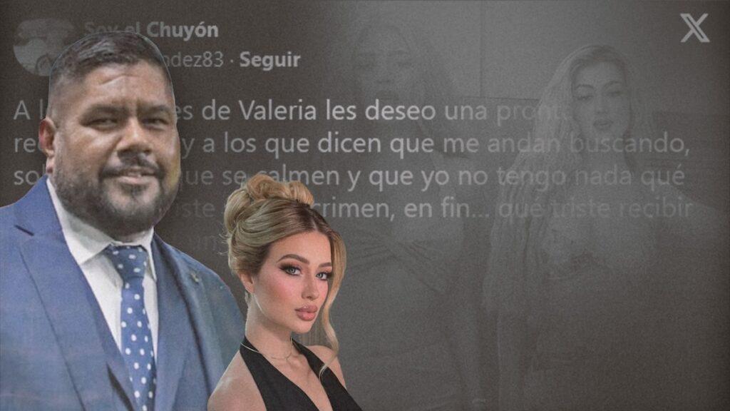 El Chuyón denuncia amenazas por caso Valeria Márquez: "No fue broma"
