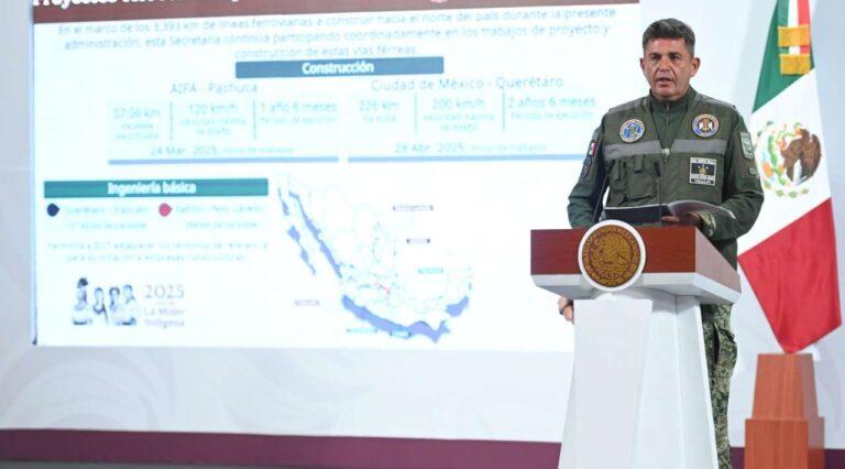El Ejército construye estos 4 tramos clave del tren
