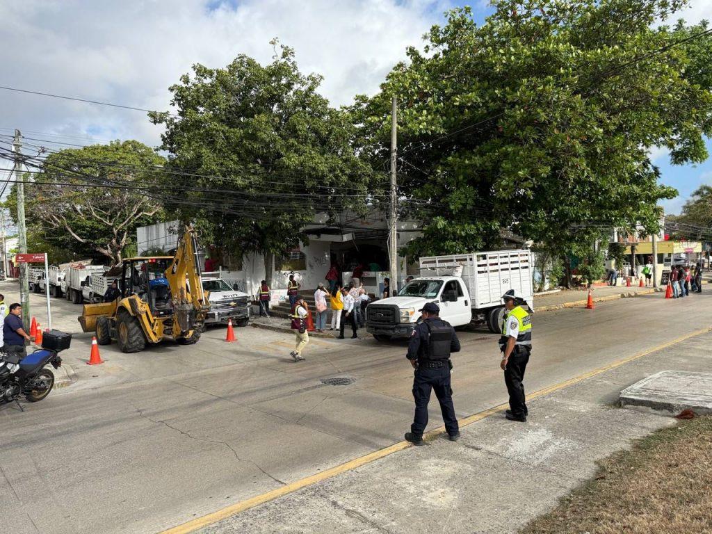 Recuperación de predio en Avenida Tulum: el nuevo frente contra la inseguridad