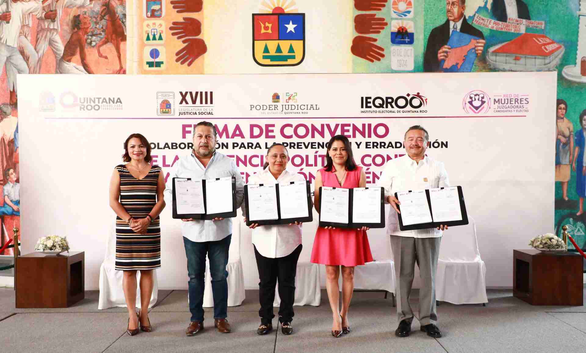 Justicia administrativa: Congreso de Q. Roo firma acuerdo clave con Tribunal