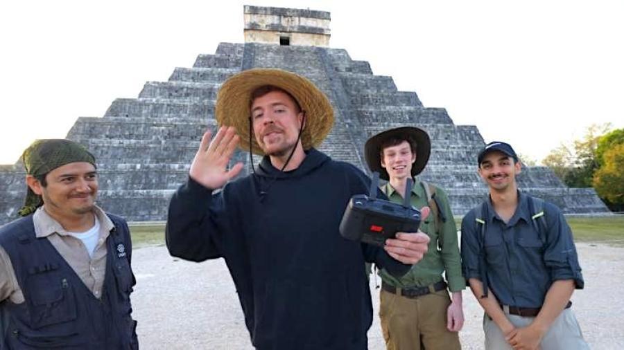 Mr. Beast en la mira del INAH: uso indebido de zonas arqueológicas