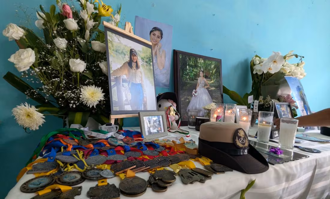 Muerte de cadete: América Yamilet conmueve a Xalapa con su despedida