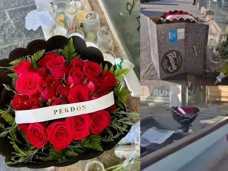 Rosas rojas y perdón: el inquietante mensaje tras el feminicidio de Valeria Márquez