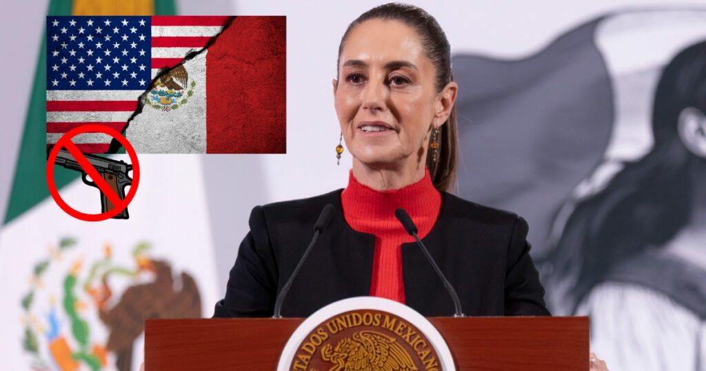 EU prioriza frenar tráfico de armas a México: Sheinbaum lanza advertencia
