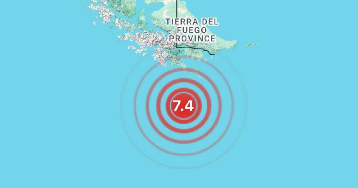 Sismo 7.4 en Chile sacude Magallanes y genera alerta de tsunami