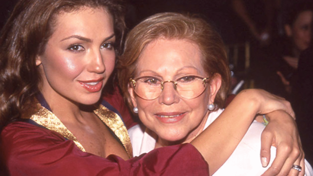 Thalía recuerda a su mamá