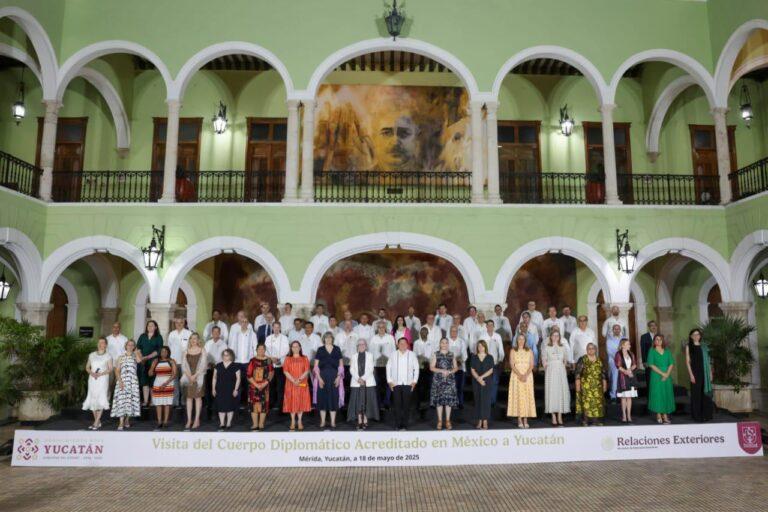 Yucatán deslumbra al mundo: potencial de inversión impacta al cuerpo diplomático