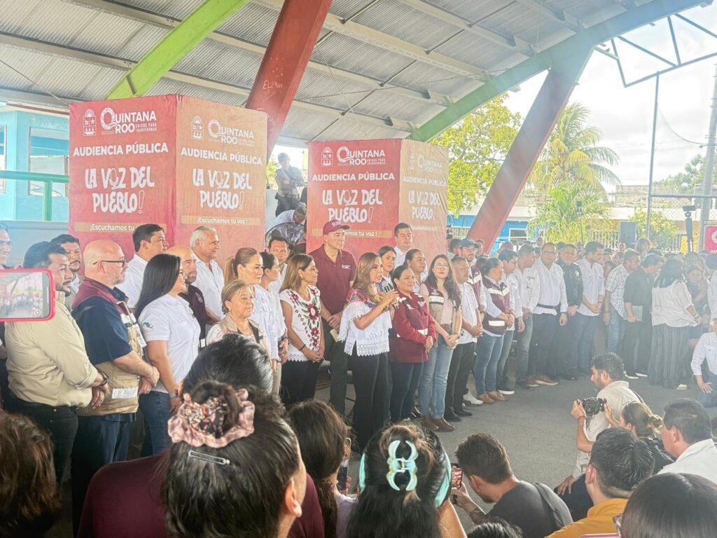 Mara Lezama, La Voz del Pueblo, atención ciudadana, audiencia pública, gobierno de Quintana Roo, bienestar social, Región 103 Cancún, justicia social, cuarta transformación, cercanía con el pueblo, noticias activas