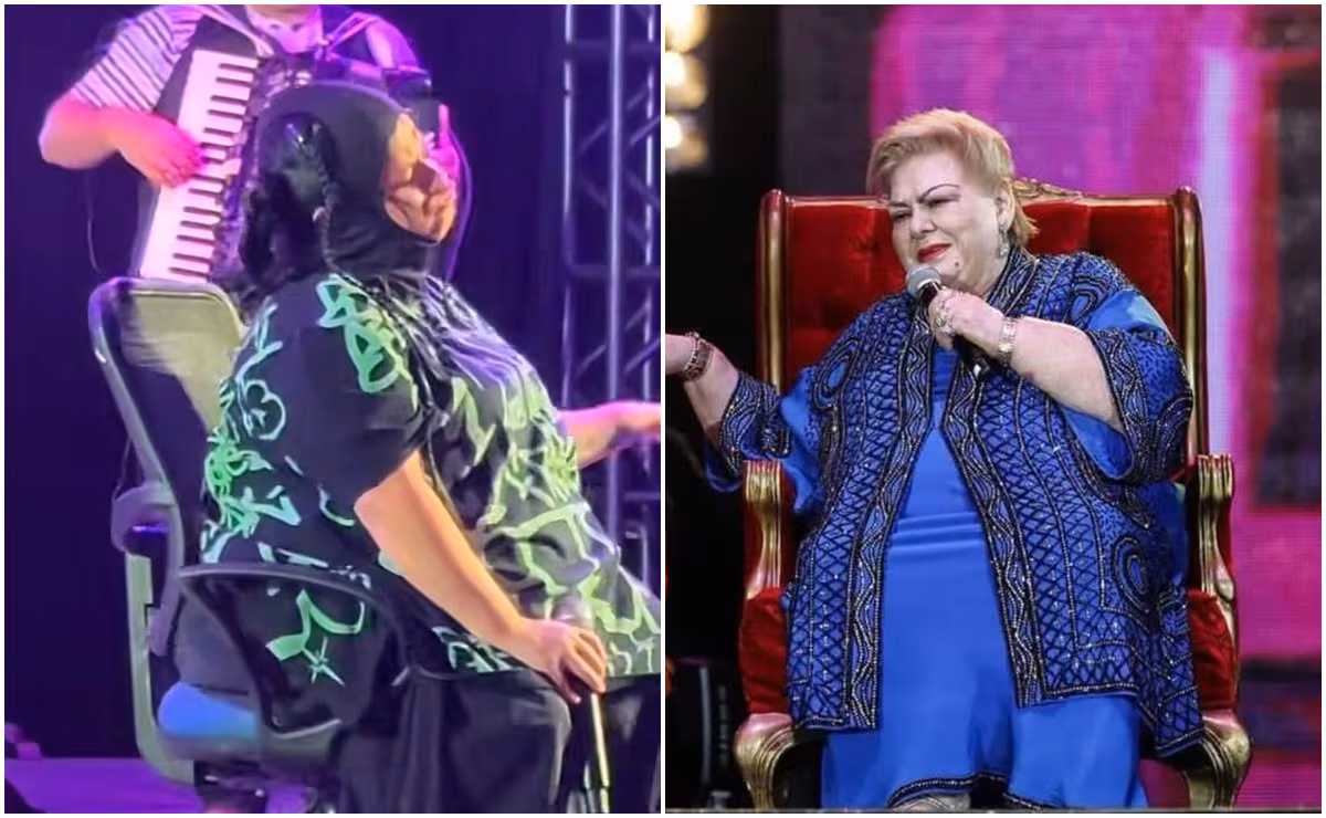 Amandititita preocupa a fans al cantar sentada: ¿problemas de salud?