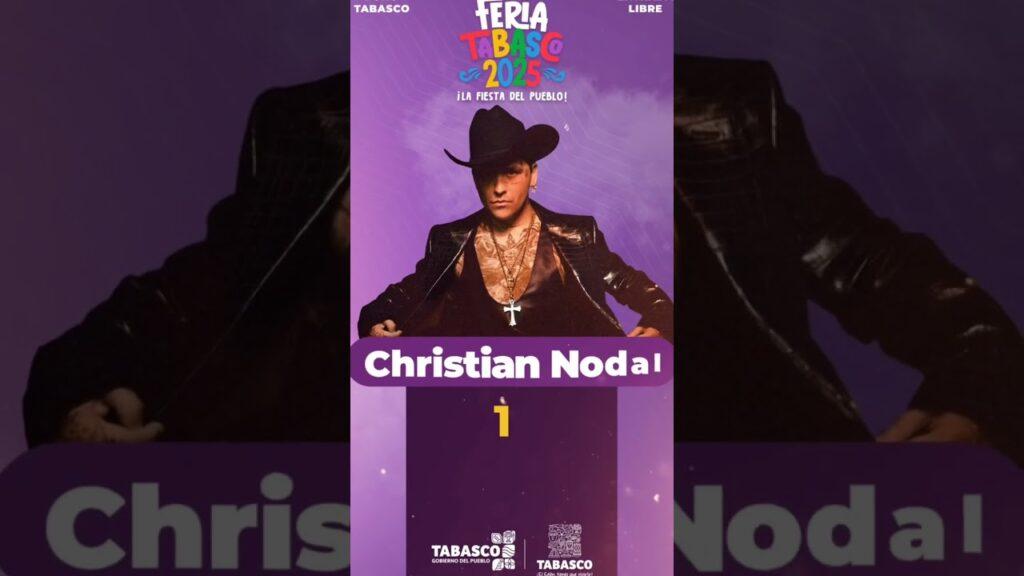 Christian Nodal regaña a fan por sombrero en Tabasco y se vuelve viral