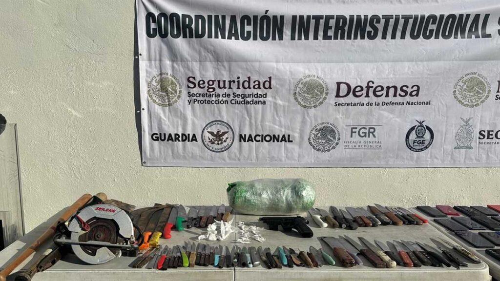 Arsenal y drogas en penal de Aguaruto: Hallazgo masivo tras operativo sorpresa