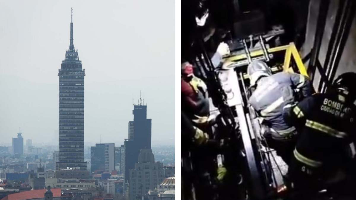 Rescate en la Torre Latinoamericana: 12 personas atrapadas en elevador