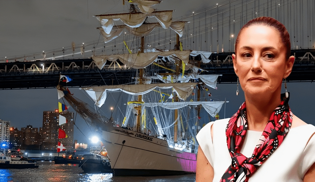 Choque del Buque Cuauhtémoc: Sheinbaum exige esperar resultados