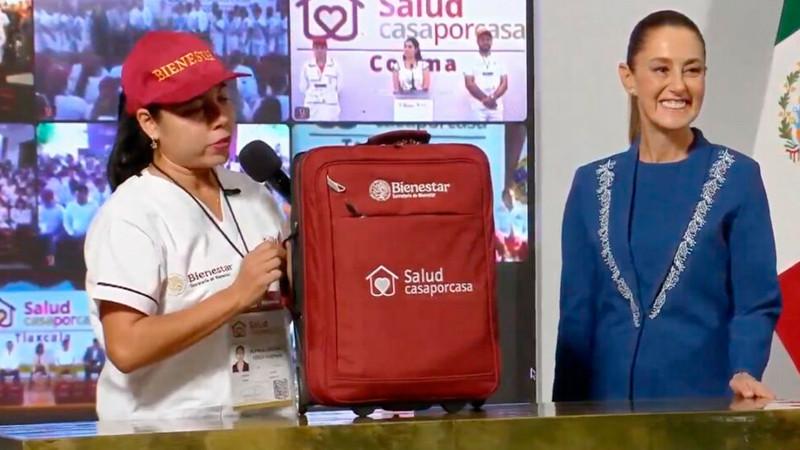 Programa Salud Casa por Casa: Sheinbaum lo llama ‘referente mundial’