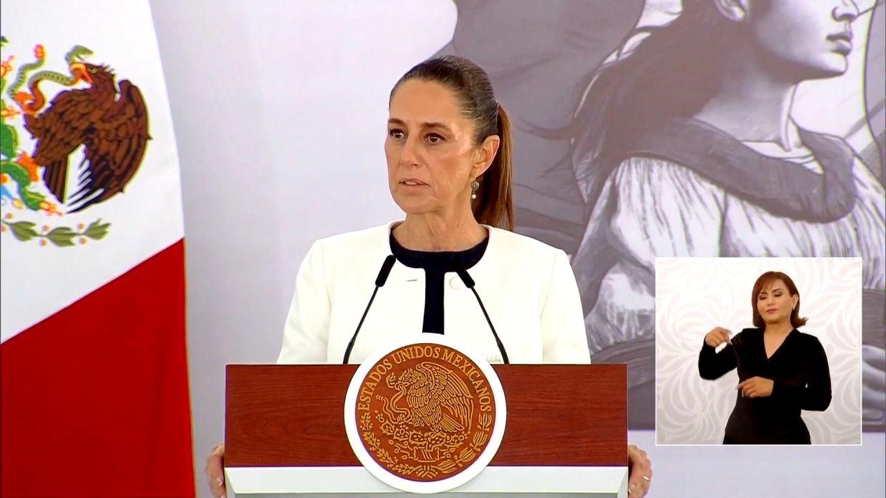 Sheinbaum: México buscará paz en conflicto Palestina Israel