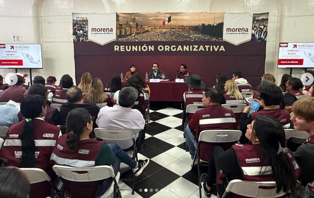 Afiliación Morena: Buscan 10 millones con gira nacional