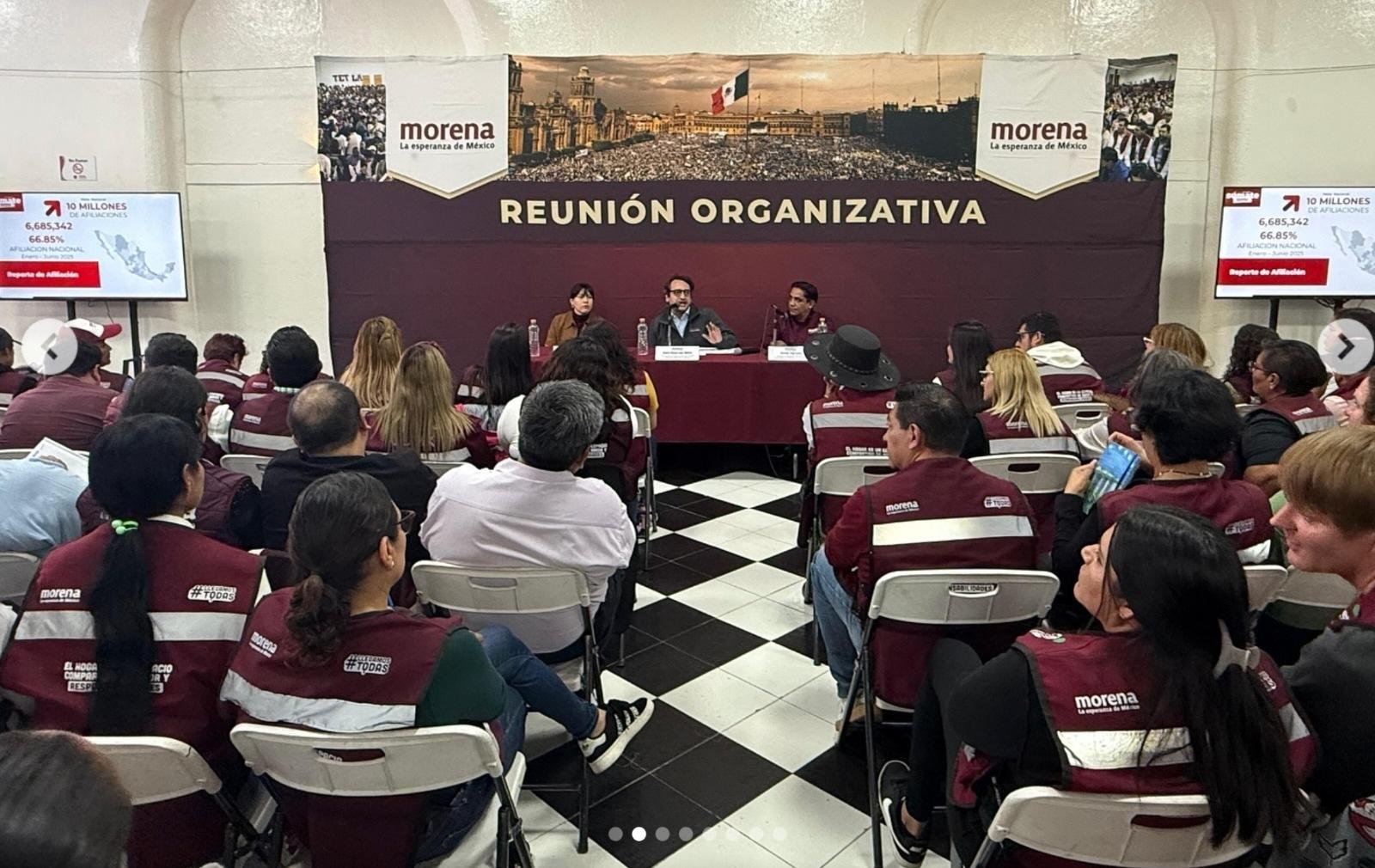 Afiliación Morena: Buscan 10 millones con gira nacional