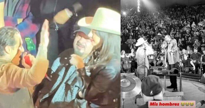 Christian Nodal y Pepe Aguilar: Emotivo dueto en el Palenque San Juan del Río 2025