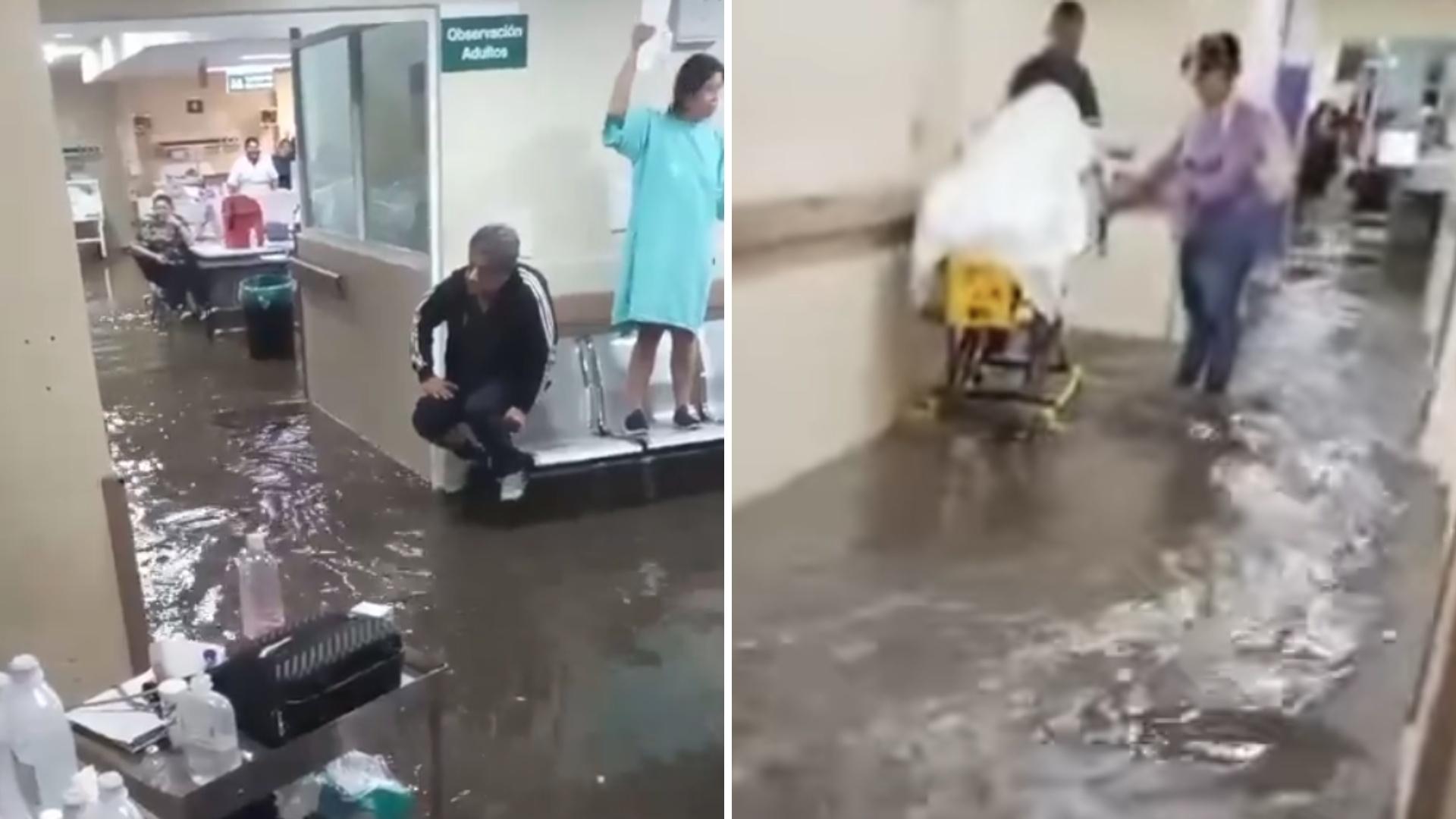 Edomex bajo el agua: Clínica del IMSS devastada tras fuertes lluvias